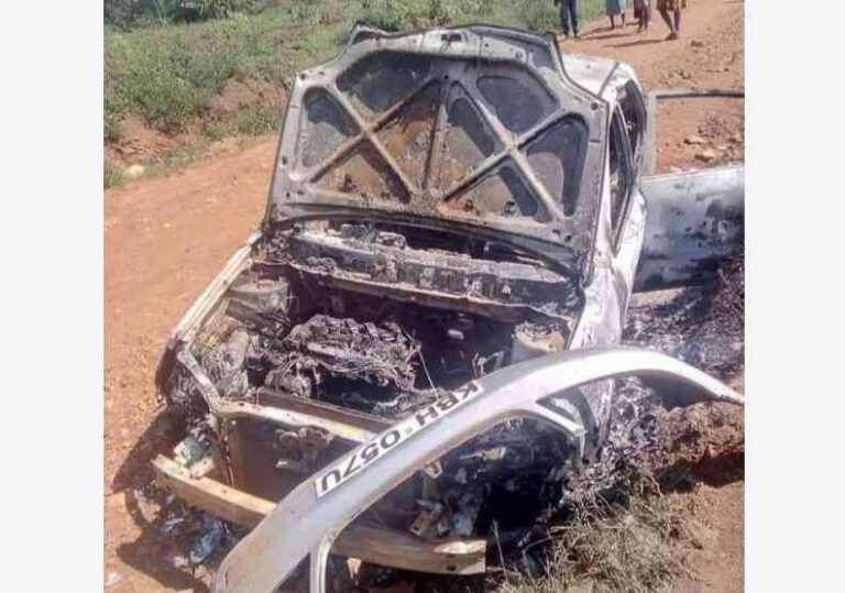 Homa Bay clergyman assaulted, car burned after being mistaken for livestock thief